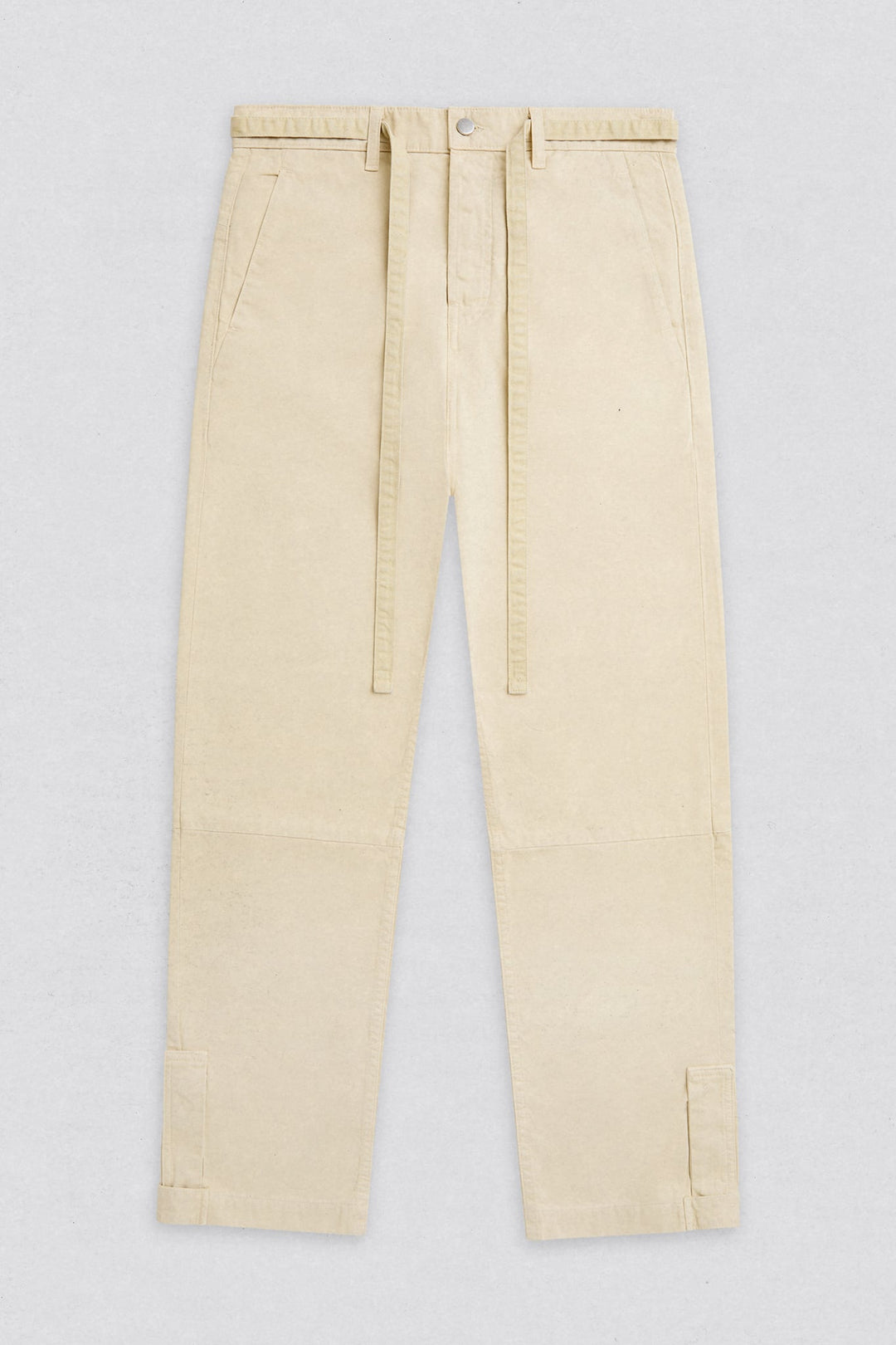 argue COTTON TWILL MOV PANT/RIKYU BEIGE - レディース