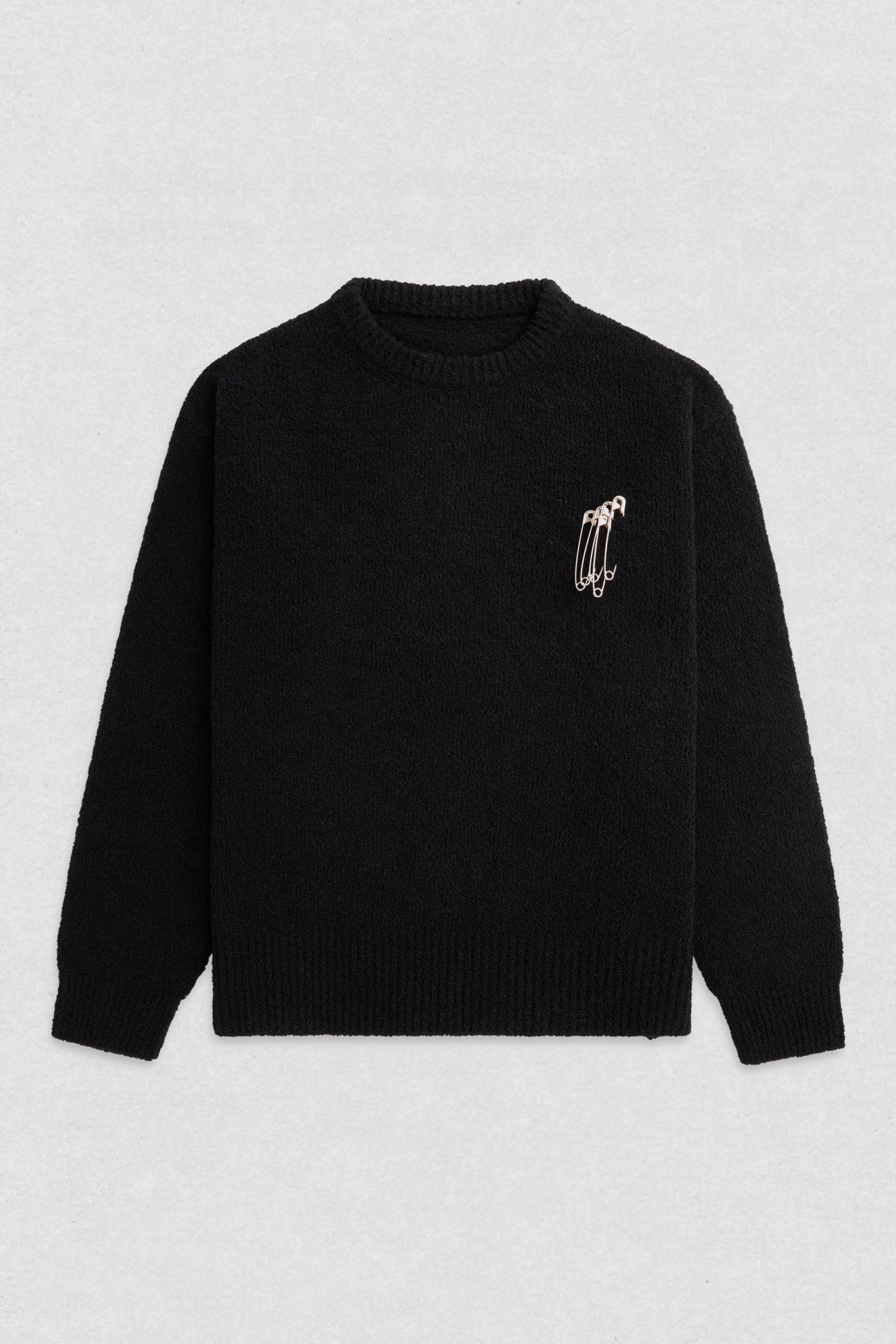 Black Boucle Zoey Knit
