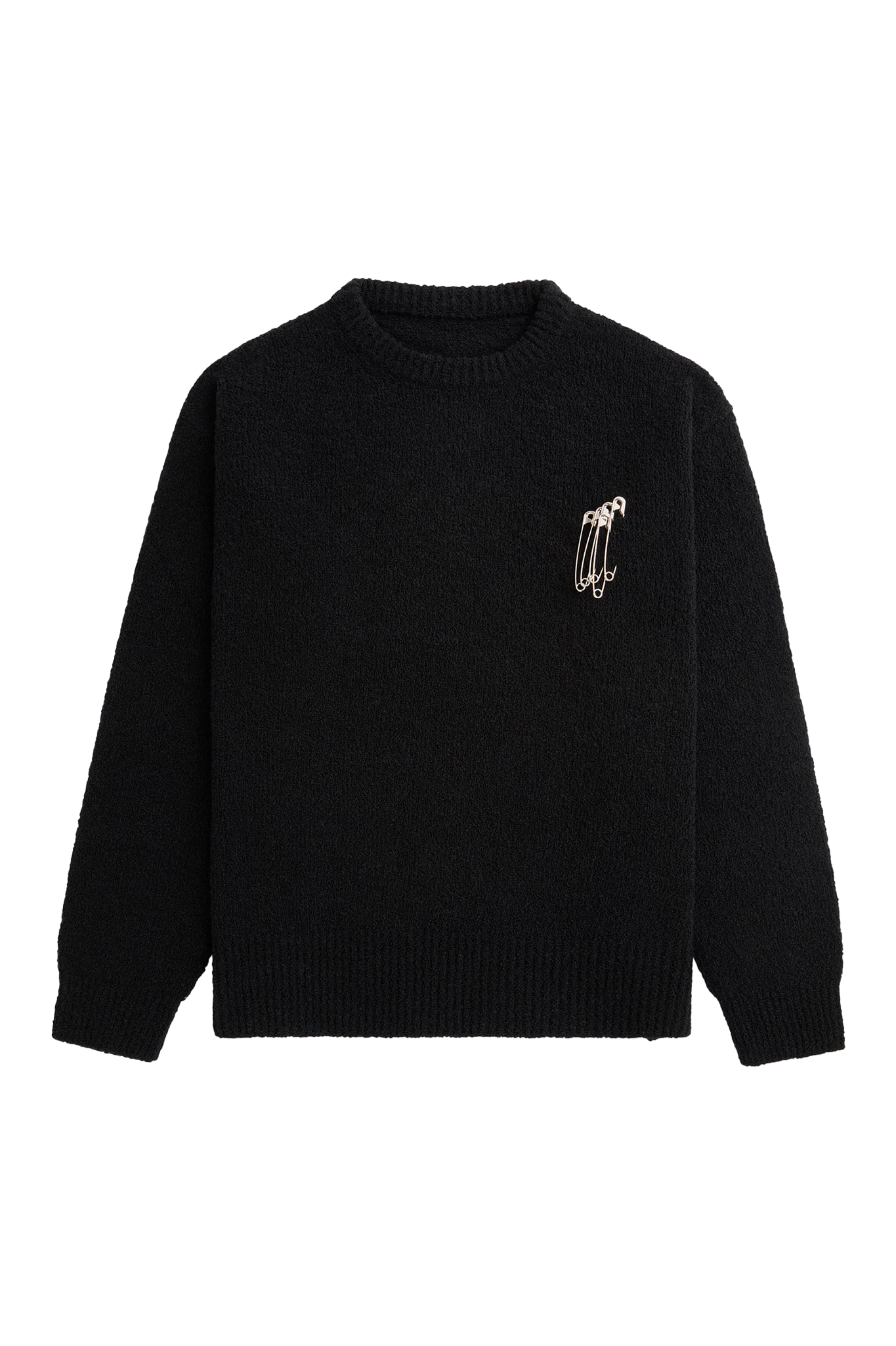 Black Boucle Zoey Knit