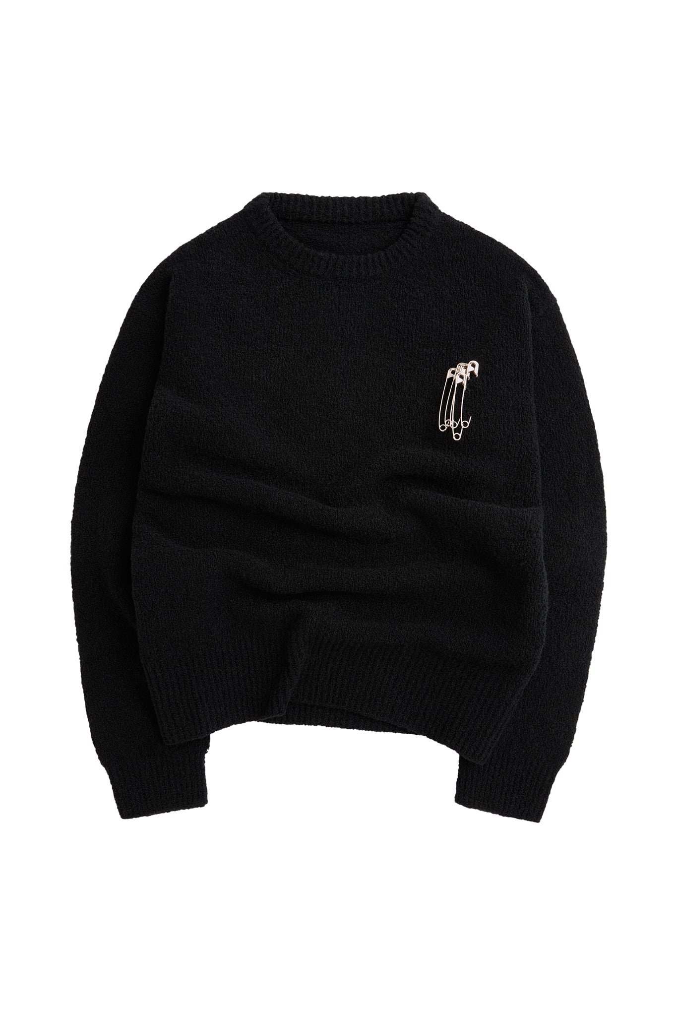 Black Boucle Zoey Knit