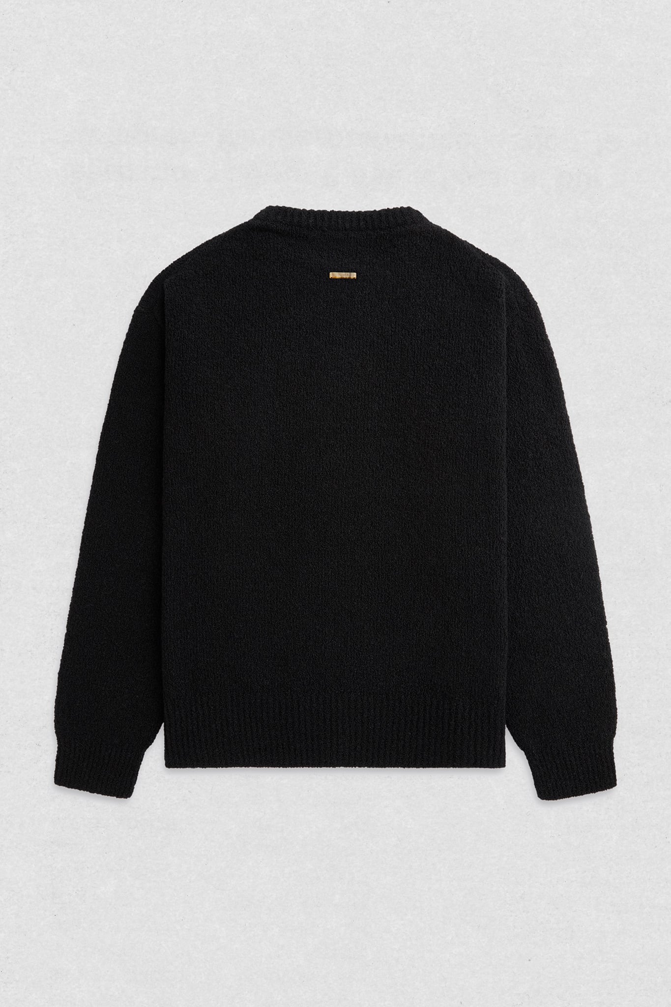 Black Boucle Zoey Knit