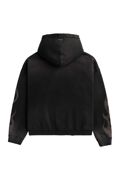 Flame Black Tommy Hoodie