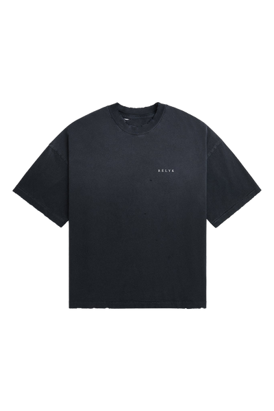 Black Lee Crop Tee