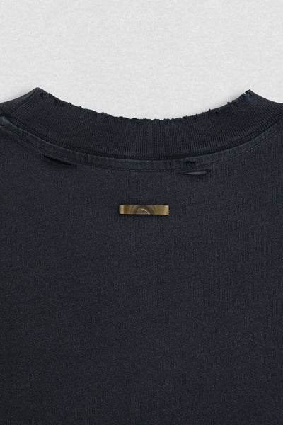 Black Lee Crop Tee