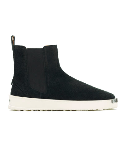 Chelsea Mullet Black Suede