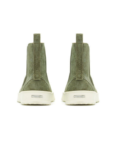 Chelsea Mullet Olive Suede