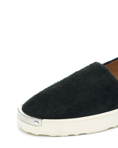 Mullet Shifter Low Black Suede