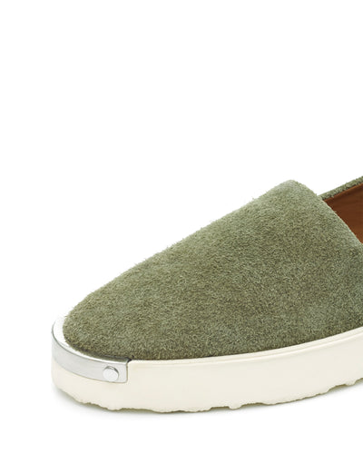 Mullet Shifter Low Olive Suede