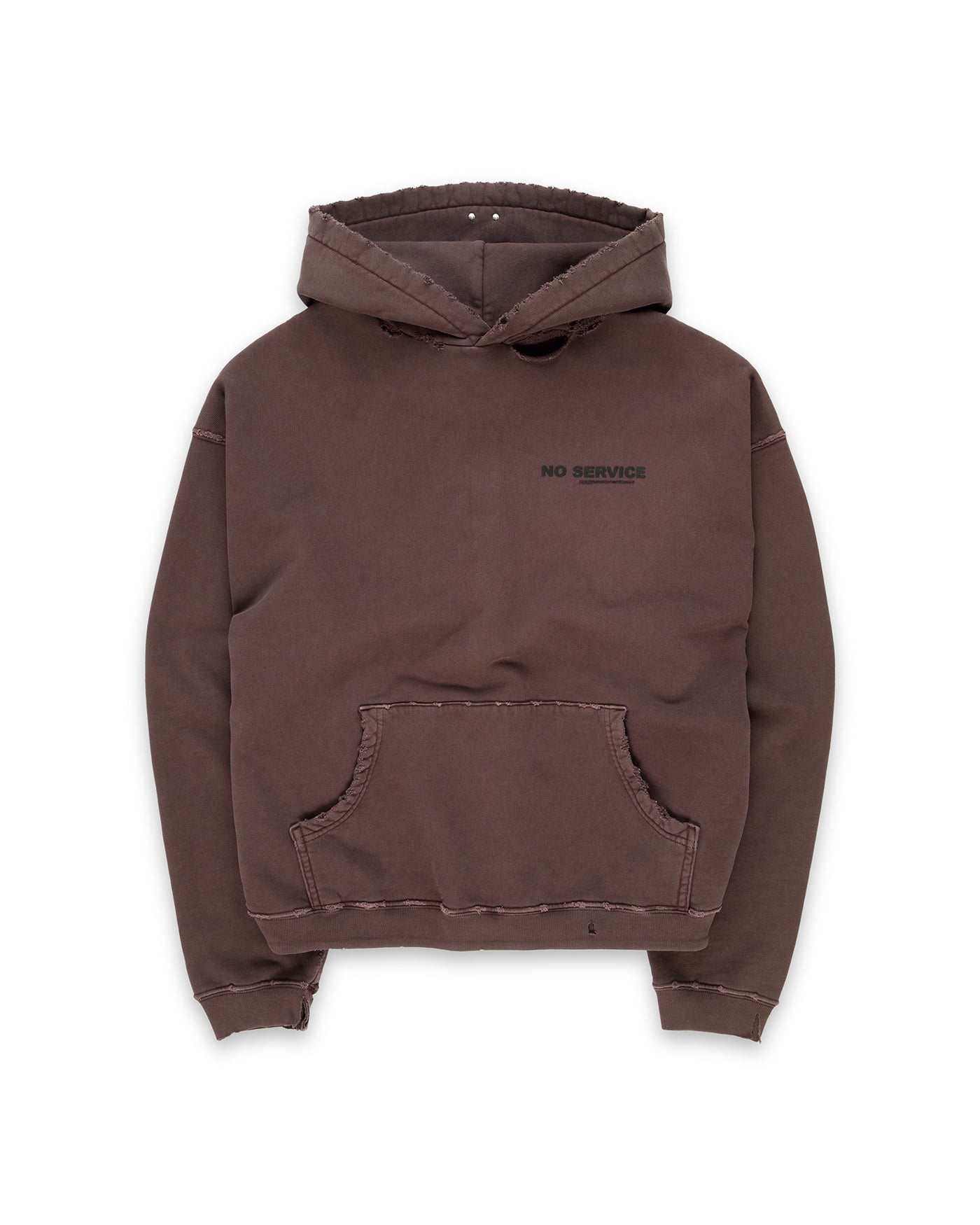 No Service Tommy Hoodie Wine
