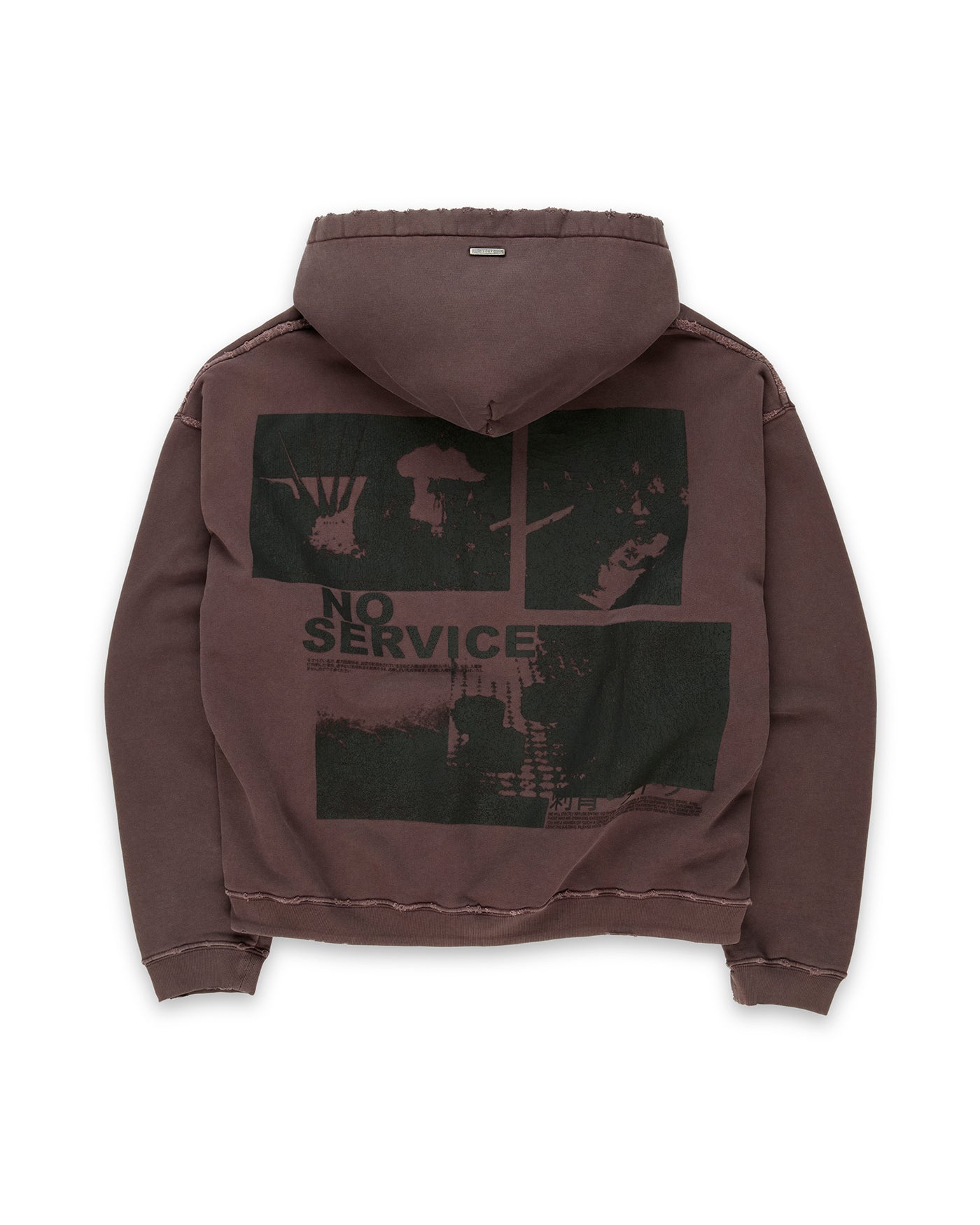 No Service Tommy Hoodie Wine
