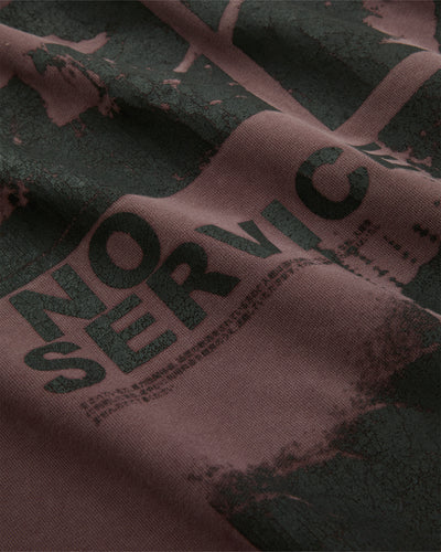 No Service Tommy Hoodie Wine