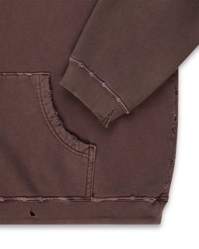 No Service Tommy Hoodie Wine