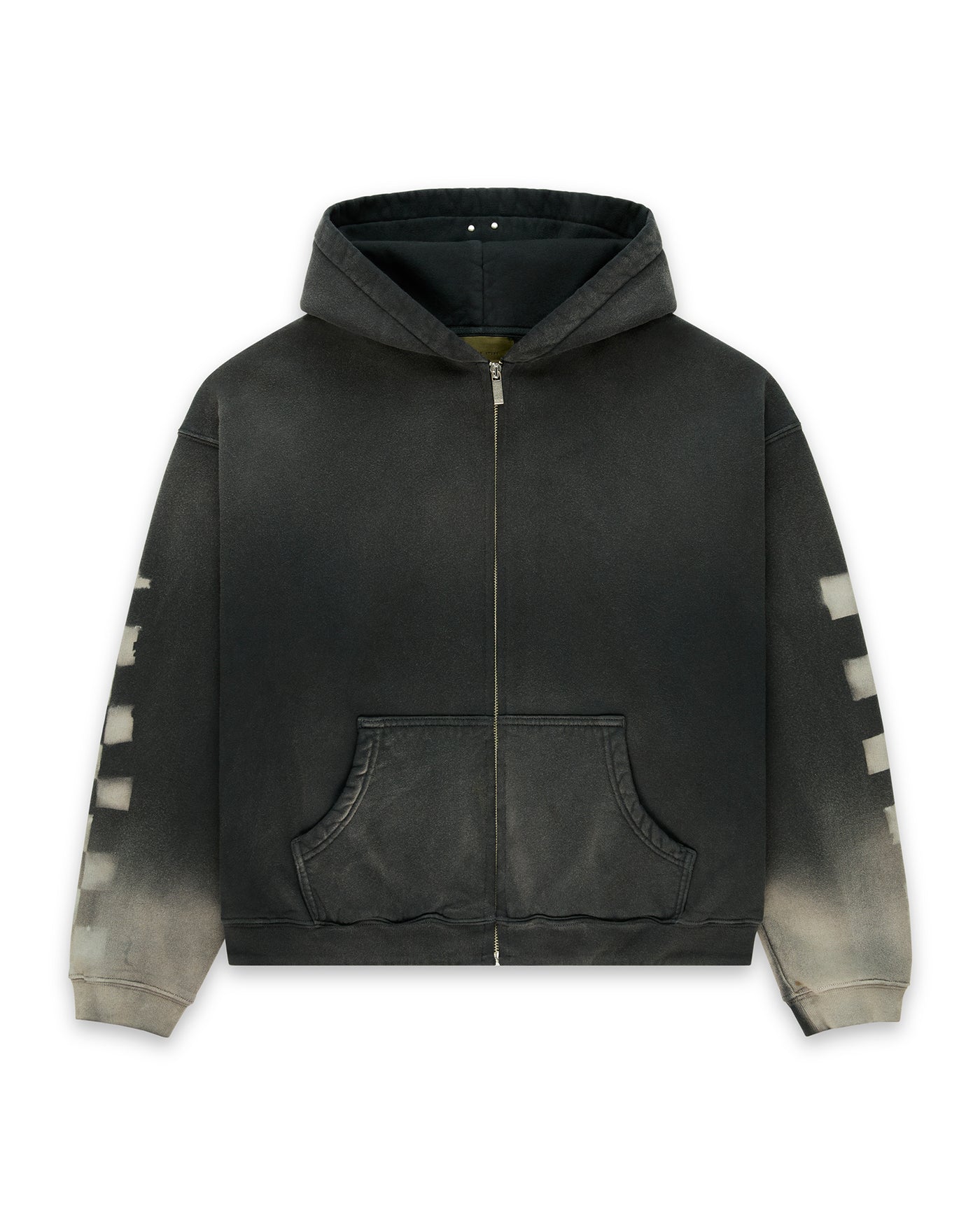 Tommy Checkered Zip Black