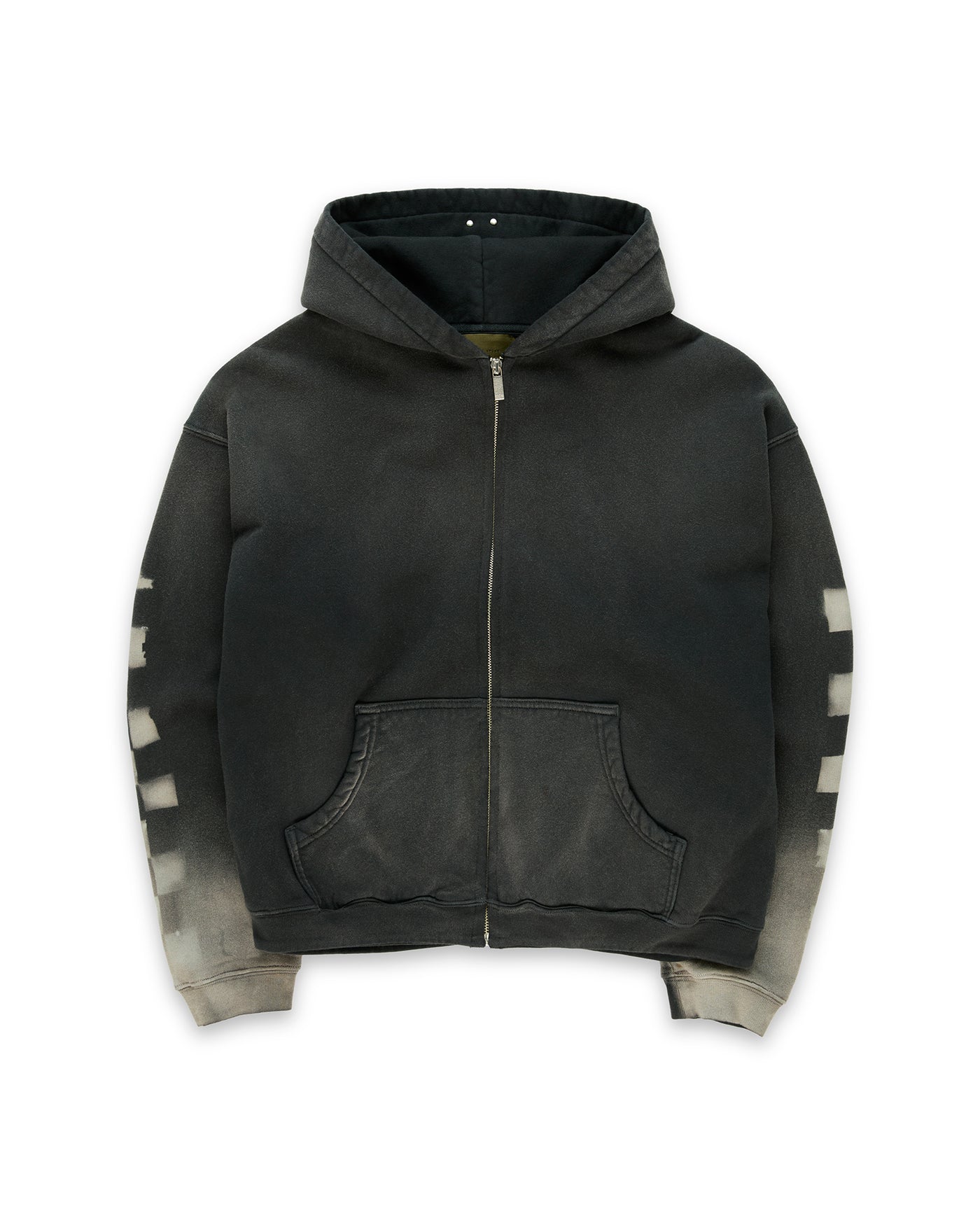 Tommy Checkered Zip Black