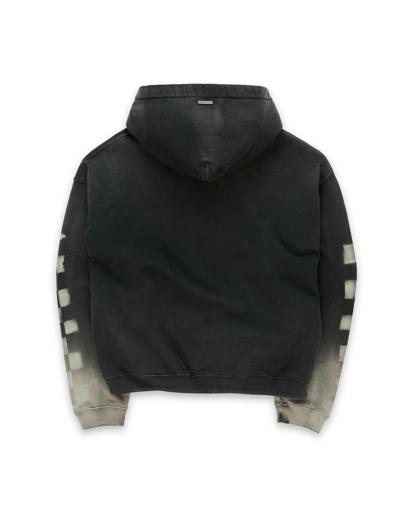 Tommy Checkered Zip Black