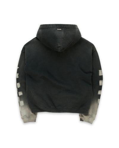 Tommy Checkered Zip Black